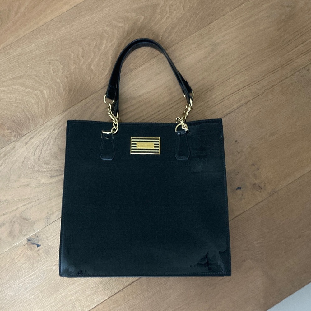 BETSEY Johnson Elegant Black Tote Bag